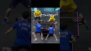 Table Tennis best points mixed in Paris 2024 paris2024 pingpong tabletennis worldtabletennis tt [upl. by Babita]