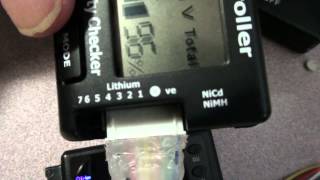 Lithium LiPo LiFe LiIon Nimh Nicd Battery Capacity Tester Review [upl. by Lonee]