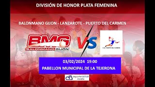 BALONMANO GIJON 🆚 LANZAROTE  PUERTO DEL CARMEN J18 DIVISIÓN DE HONOR PLATA FEM [upl. by Aihsenet]