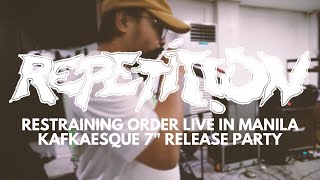 Repetition  Restraining Order Live in Manila  FULL SET 4K [upl. by Anerol]