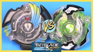 Beyblade Burst Evolution BATTLE Valtryek V2 LU vs Spryzen S2 LV [upl. by Jarrow]