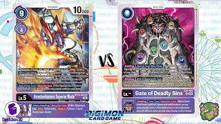 DIGIMON TCG Local match Hunter Purple vs Seven Great Demon Lords Purple  OOPS [upl. by Innep112]