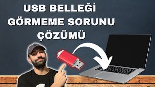 USB belleği görmeme sorunu çözümü [upl. by Eruza]