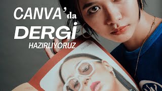 Canva Dersleri 5  Canvada Dergi Hazırlama [upl. by Egiarc]