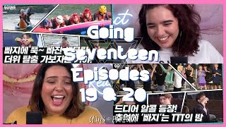 OMG THEYRE TOO MUCH 🤣 Reacting to GOING SEVENTEEN EP19 amp 20 Dive into TTT  Ams amp Ev React [upl. by Idnym354]