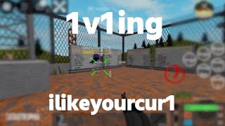 1v1ing ilikeyourcur1 Catastrophia Roblox [upl. by Ariahs]