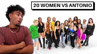 20 WOMEN VS 1 YOUTUBER ANTONIO DEZ [upl. by Elisabeth]