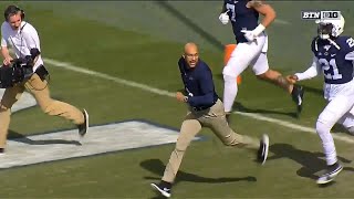 James Franklin KeeganMichael Key Leads Penn State Out of Tunnel  Big Ten Football [upl. by Cleaves157]