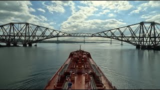 GRANGEMOUTH SCOTLAND ARRIVAL amp DEPARTURE  In amp out lock INEOS terminal J2 Pilotage River Forth [upl. by Hum344]