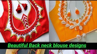 Latest popular back neck blouse designsnew model designblouse ka designs❤❤ [upl. by Andros]