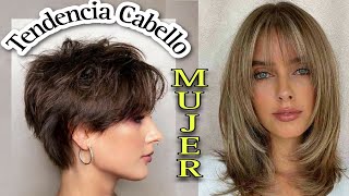 💯 Tendencias Cabello 202324 💇‍♀️ CORTES y ESTILOS de PELO para MUJERES de toda edad [upl. by Aneleairam]