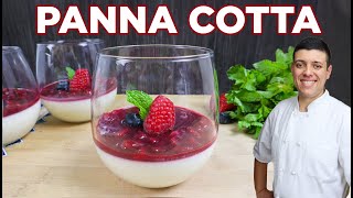 Classic Panna Cotta Recipe  One of the Easiest Italian Desserts by Lounging with Lenny [upl. by Ilyssa556]