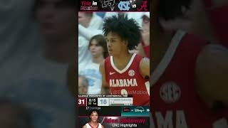 Aden Holloways Highlights against North Carolina  Alabama  2024 CBB [upl. by Hanshaw]