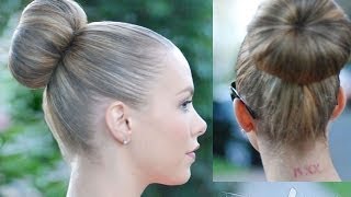 EASIEST SOCK BUN Best Method For Layers too [upl. by Enifesoj820]