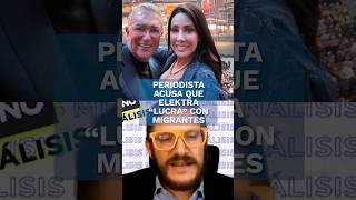 Salinas Pliego estalla contra periodista por exhibir comisiones a migrantes en Elektra shorts [upl. by Eldwen]