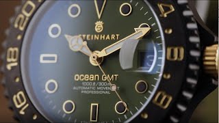 Ocean 39 und Ocean ONE GMT black MILITARY khaki  Steinhart Watches [upl. by Nelyk593]