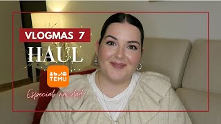 🎄 VLOGMAS 7 🎄 SÚPER HAUL HOGAR Y DECORACIÓN TEMU ✨ ESPECIAL NAVIDAD ✨ OFERTAS 1212 ❤️ [upl. by Bradlee]