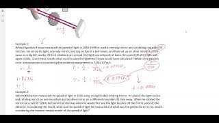 42 Speed of Light Rotating Cogs and Mirror Experiments [upl. by Eyot]