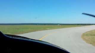 Cessna 310 takeoff at Bessemer airport [upl. by Olaznog]