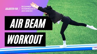 Gymnastics Air Beam Workout [upl. by Miner]