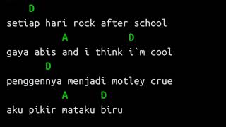 chord amp lirik rock in 82 EDANE [upl. by Ainala]