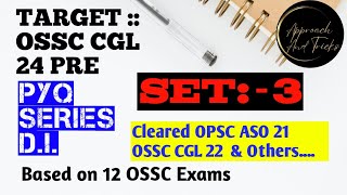 Data Interpretation Set 3 based on OSSC Previous year Questions [upl. by Norag]