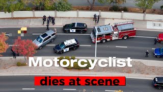 Motorcyclist Dies on Hillcrest Avenue Possibly DOA as EMS arrives Antioch California [upl. by Gapin]