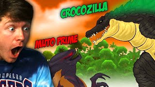 Reacting to CROCOZILLA vs MUTO PRIME the EVOLUTION FIGHT [upl. by Carmon286]