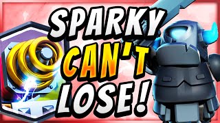 THIS ISNT FAIR NEW BEST SPARKY DECK CANT LOSE — Clash Royale [upl. by Natalee869]