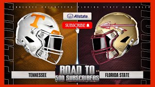 College Football 25  Tennessee vs Florida State  simulation  gameplay [upl. by Clova]