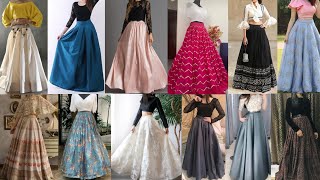 Beautiful Maxi Skirt Design  Skirt With Top  Long skirt Design  Party Wear Long Skirt [upl. by Karolina]