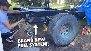 Fuel Tank Installed How to amp What You Need for a 19781979 Ford Bronco Fuel System PART 11 [upl. by Bocyaj]