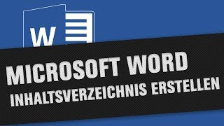 Automatisches Inhaltsverzeichnis in Word erstellen  Tutorial [upl. by Lange]