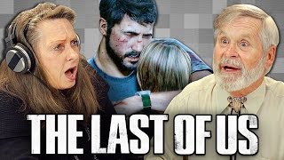 ELDERS PLAY THE LAST OF US Elders React Gaming [upl. by Aremaj]