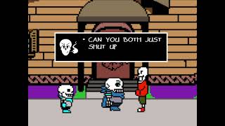 Sans papyrus and sanszy meet fanon swap sans part 1 [upl. by Allemac]