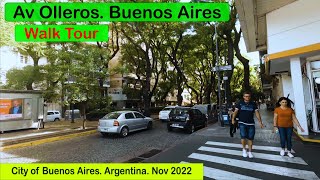 FANCY AV OLLEROS Walk Tour Buenos Aires From Libertador to Luis Maria Campos [upl. by Aira722]