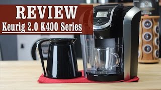 Keurig 20 Review  K400 Series Coffee Maker with Carafe [upl. by Lleneg]