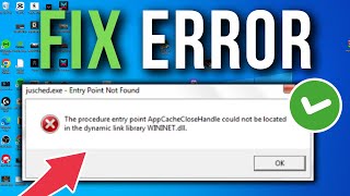 How To Fix Entry Point Not Found  The Procedure Entry Point [upl. by Dowell]