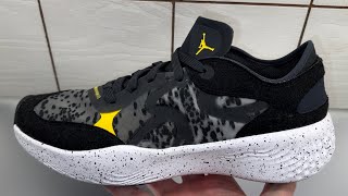 Jordan Delta 3 Low Anthracite Tour Yellow Shoes [upl. by Prospero]