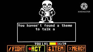 sans pacifist fight animation stick nodes [upl. by Pascoe119]