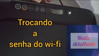 Para alterar a senha WiFi em impressora HP 2700 [upl. by Robaina]