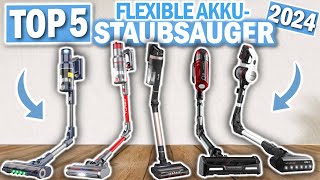 Top 5 FLEIXBLE AKKU STAUBSAUGER 2024  Beste FlexGelenk Akku Sauger mit 2024 [upl. by Dahc701]