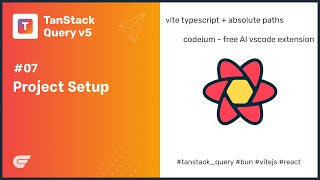 Tanstack Query 07 Project Setup [upl. by Adnoek]