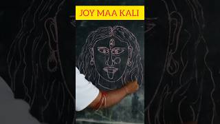 JOY MAA KALI youtubeshorts joymaakali kalimaa shorts art drawing tending [upl. by Jyoti]