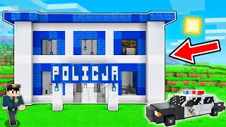 ZBUDOWAŁEM KOMISARIAT POLICJI w MINECRAFT [upl. by Nesrac]