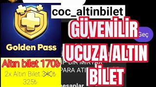 GÜVENİLİR ALTIN BİLET  UCUZA  İNSTAGRAM HESABI  CLASH OF CLANS [upl. by Fedora]