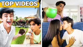 Epic Pranks and Challenges On Brother  Brent Rivera [upl. by Enneirda243]