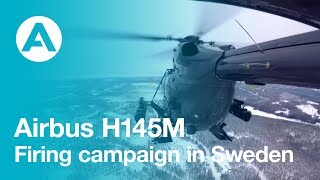 H145M firing campaign in Sweden 70mm Laser Guided Rockets [upl. by Allesiram281]