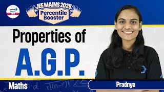 Properties of ArithmeticGeometric Progression AGP  JEE 2025 Math  LIVE  InfinityLearnJEE [upl. by Eannaj]