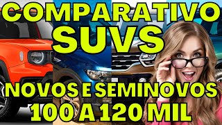 COMPARATIVO SUVS COMPACTOS DE 100 A 120 MIL 2024 [upl. by Ativad864]